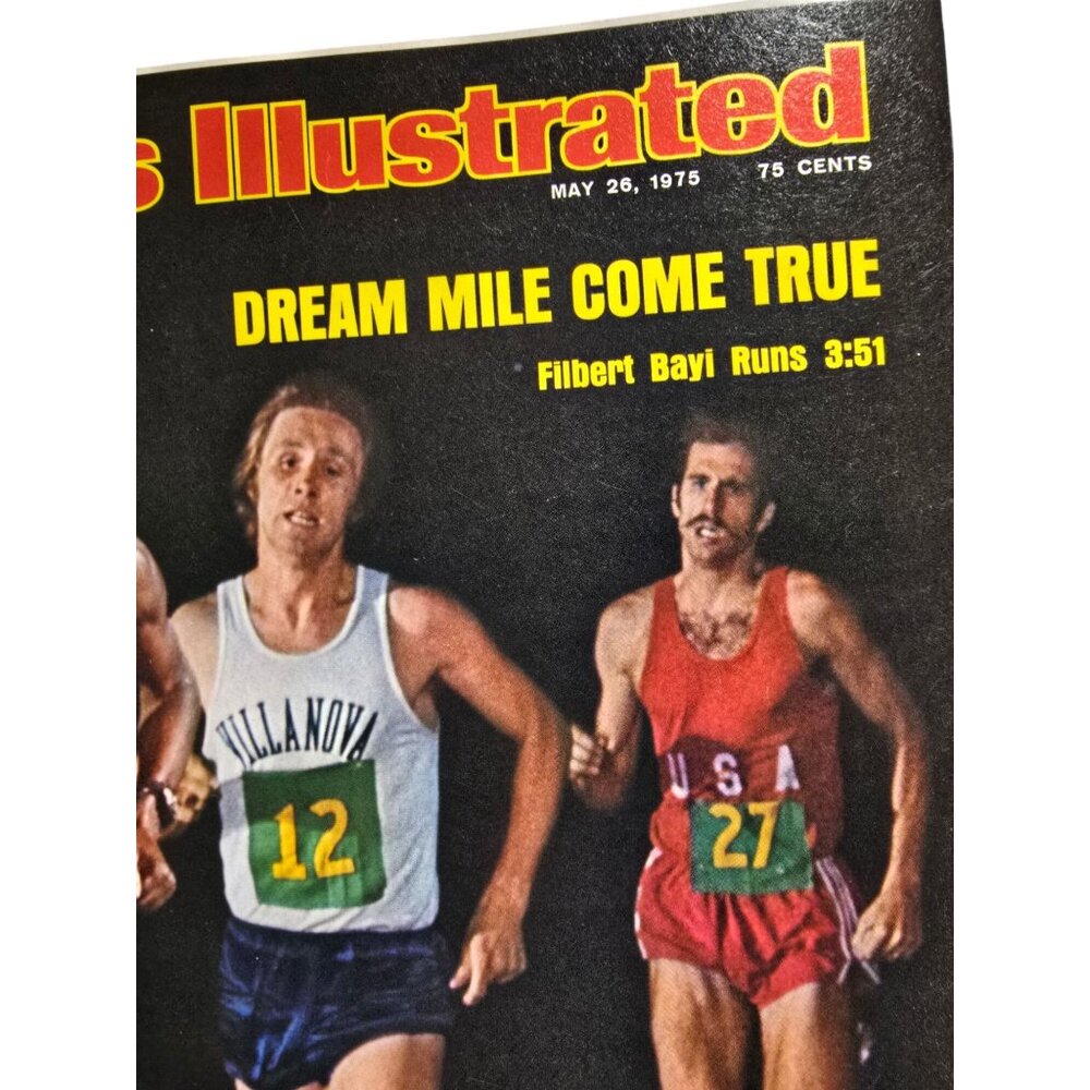 Vintage 1975 Sports Illustrated Magazine Dream Mile Running Issue - Picture 2 of 7